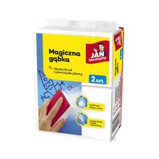 Magiczna gąbka czyszcząca JAN NIEZBĘDNY do zabrudzeń, 2 sztuki