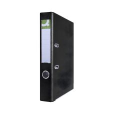 Segregator Q-CONNECT Hero z szyną na 55 mm, format A4, czarny, PP