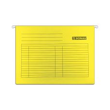 Teczka zawieszkowa A4 DONAU z kartonu 230gsm żółta