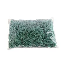 Gumki recepturki OFFICE PRODUCTS średnica 30mm grubość 1,5x1,5mm 60% kauczuku zielone 1000g zgrzewka