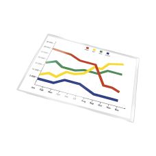 Kieszeń samoprzylepna Q-CONNECT A4 220x305mm transparentna 5 sztuk do dokumentów