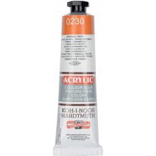 Farba Akrylowa KOH-I-NOOR Ciemnopomarańczowa 0230, 40ml