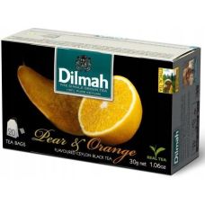 Herbata Czarna Dilmah z Aromatem Gruszka i Pomarańcza, 20 Torebek