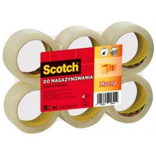 Taśma pakowa SCOTCH® 309 TSP mocna transparentna 50mm x 66m