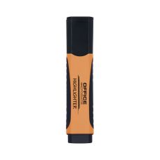Zakreślacz OFFICE PRODUCTS z gumowym uchwytem 2-5 mm pomarańczowy