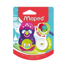 Temperówka z gumką Loopy totem 2w1 blister