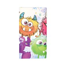 Obrus papierowy składany Funny Monsters wzór potwory 120 x 180 cm 1 szt.