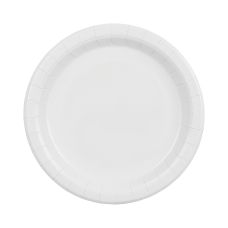 Talerzyki Papierowe Okrągłe Białe 18 cm (1 opakowanie / 6 sztuk)