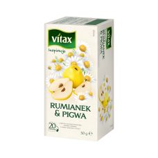 Herbata czarna VITAX Inspiracje rumianek i pigwa 20 torebek ekspresowych