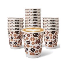Kubek papierowy dwuściankowy biały No-Plastic 350 ml opakowanie 25 szt.
