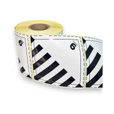 Etykieta Ostrzegawcza ADR Klasa 9 Różne Materiały Niebezpieczne 10x10 cm 500 sztuk