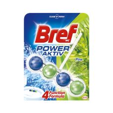 Kulki toaletowe BREF Power Aktiv Pine zapachowe do muszli 50g 1 sztuka