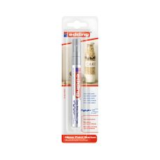 Marker olejowy połyskujący Edding E-750 2-4 mm srebrny blister