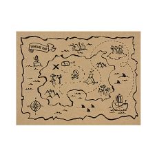 Podkładki Papierowe Kraft Piraci z Nadrukiem 40x30 cm 30 sztuk