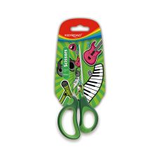 Nożyczki szkolne KEYROAD Tatto Soft 15 cm kolorowe mix na blisterze 1 sztuka