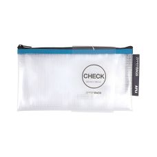 Torebka strunowa APLI Zipper Bag Check 230x130 mm mix kolorów