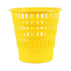 Kosz Na Śmieci Office Products, Ażurowy, 16L, Żółty