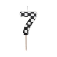 Świeczka Urodzinowa Cyferka 7 Szachownica 5.5 cm