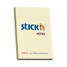 Notes Samoprzylepny 76x51 mm Żółty Pastelowy 100 Kartek