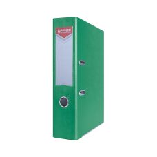 Segregator OFFICE PRODUCTS Officer z szyną na 75mm, A4, zielony, PP