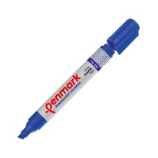 Marker permanentny z końcówką ściętą Penmark niebieski