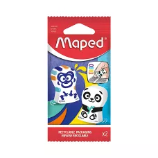 Gumka Ergo Fun ergonomiczna mix kolorów w papierowym opakowaniu eco