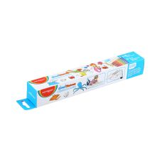 Naklejka na ścianę Keyroad Ocean do kolorowania 206x30cm zestaw z 8 kredkami