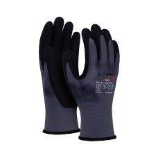 Rękawice ochronne DONAU SAFETY Flex kat. II rozmiar 10 szare z pianką nitrylową