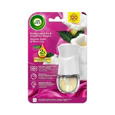 Odświeżacz powietrza Air Wick Elektryczny komplet 19ml Księżycowa Lilia & Zmysłowa Satyna