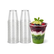 Kubek rPET przezroczysty, średnica 95 mm, pojemność 400 ml, 50 sztuk