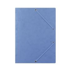 Teczka z gumką DONAU preszpan A4 390gsm 3-skrzydłowa niebieska
