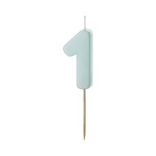 Świeczka Urodzinowa Cyferka 1 Jasnoniebieska 5.5 cm