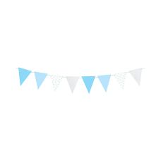 Girlanda Dekoracyjna 1st Birthday Flagietki Mix Wzorów 1,3m