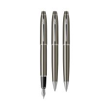 Zestaw ołówek pióro długopis Scrikss Noble 35 w eleganckim etui, kolor tytan