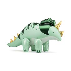 Balon Foliowy Triceratops Zielony Duży 93x49cm do Powietrza
