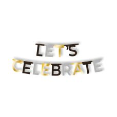 Girlanda papierowa dekoracyjna Let's Celebrate 1,85 m 1 szt.