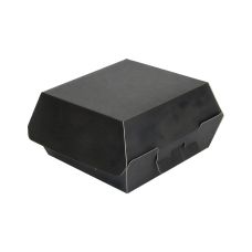 Burger box termiczny czarny rozmiar S 13 x 12,5 x 6,2 cm 50 sztuk