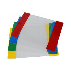 Okładki na zeszyty A5 kolorowe 10 sztuk 21,2x30,3cm PVC