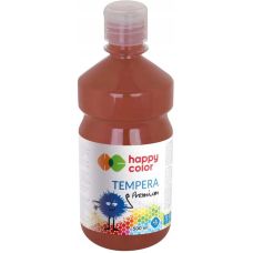 Farba Tempera Premium Happy Color Ciemnobrązowa 500ml