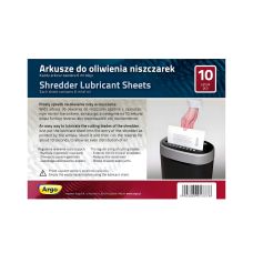 Arkusze do oliwienia niszczarek Argo