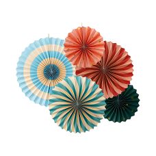 Rozety Dekoracyjne Cyrk, zestaw 5 sztuk, 26-43 cm