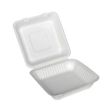 Menubox z trzciny cukrowej niedzielony o pojemności 1500 ml 23 x 23 x 8 cm 50 sztuk