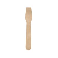 Łyżeczki do lodów drewniane woskowane naturalne 9,4 cm 100 sztuk