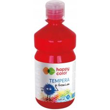 Farba Tempera Premium 500ml Ciemnoczerwona Happy Color HA 3310 0500-26