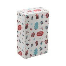 Pudełka kartonowe świąteczne na jedzenie 21 x 12,5 x 7 cm wytrzymałe 20 sztuk