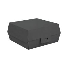 Pudełko na burgera termiczne czarne rozmiar L 14,2 x 13,7 x 6,1 cm 50 sztuk