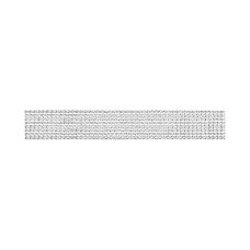 Taśma Dekoracyjna z Cyrkoniami Srebrna 4 cm x 9 metrów