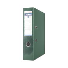 Segregator DONAU Master-S z szyną na 75mm, A4, zielony, PP