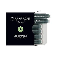 Naboje do piór Caran d'Ache Chromatics Delicate Green jasnozielone 6 sztuk
