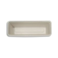 Tacka głęboka z trzciny cukrowej na przekąski 20 x 7,4 x 3,4 cm, 50 sztuk